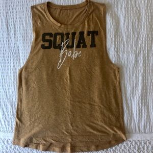 SQUAT BABE MUSCLE TEE